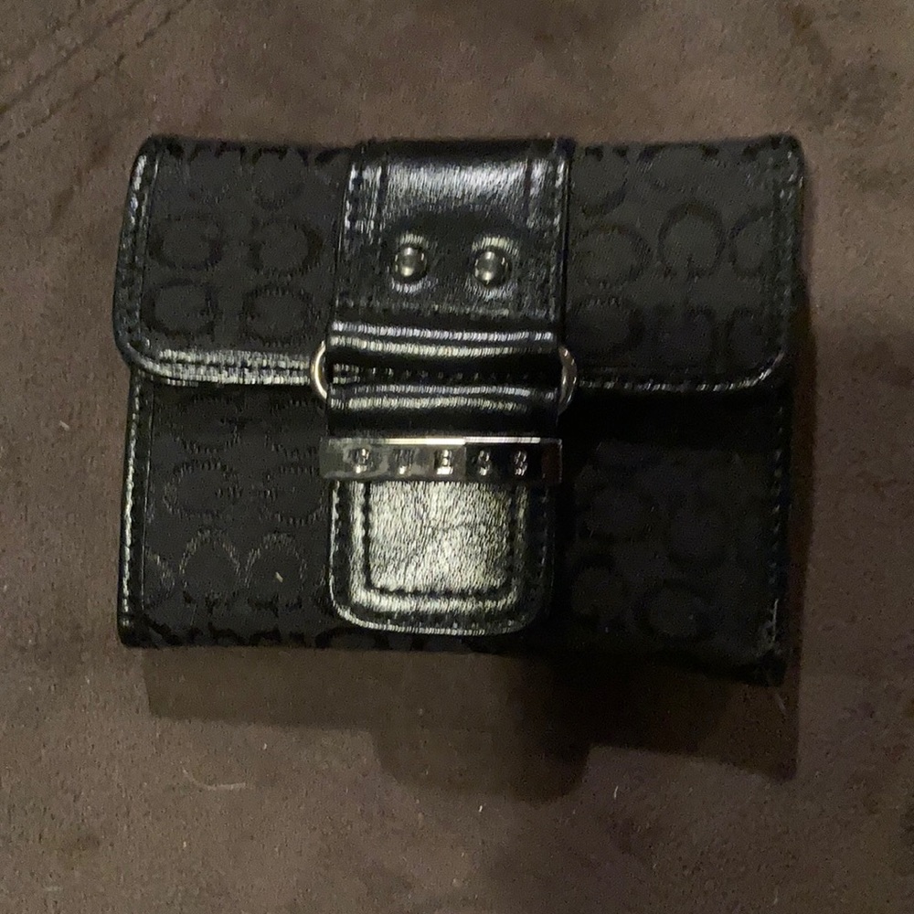 Guess black wallet